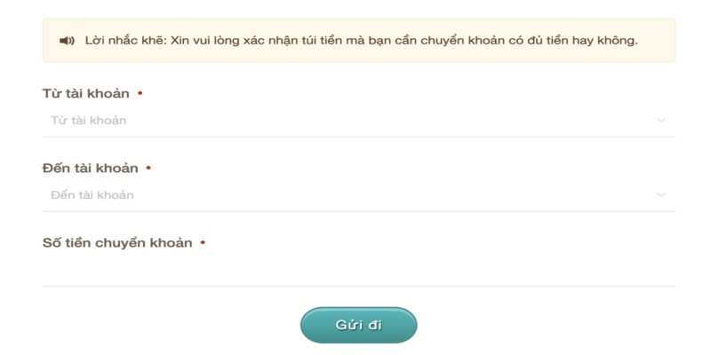 Điền đầy đủ mọi thông tin khi rút tiền New88